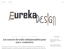 Tablet Screenshot of eureka-design.fr
